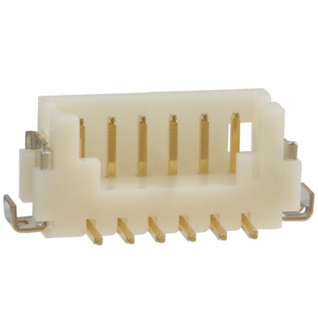HIROSE ELECTRIC 矩形连接器 - 针座 - 公插针 DF13B-6P-1.25V(51)