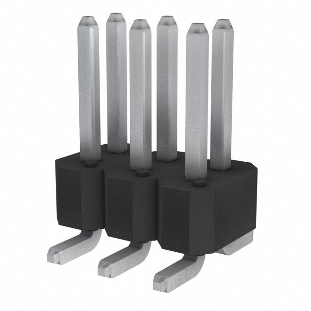 AMPHENOL 矩形连接器 - 针座 - 公插针 95278-401-06LF