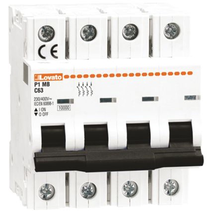 LOVATO ELECTRIC 断路器 P1MB4PD63