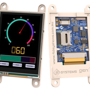 4D SYSTEMS LED显示器件 GEN4-IOD-24T
