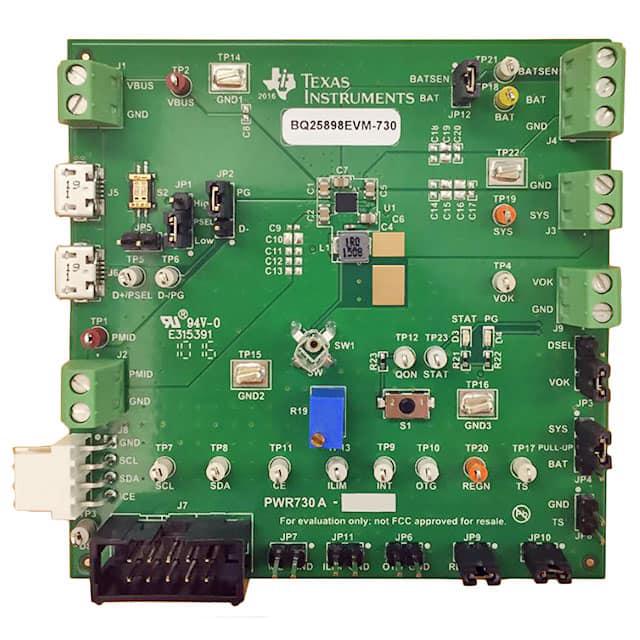 TEXAS INSTRUMENTS 评估、开发板开发工具 BQ25898EVM-730
