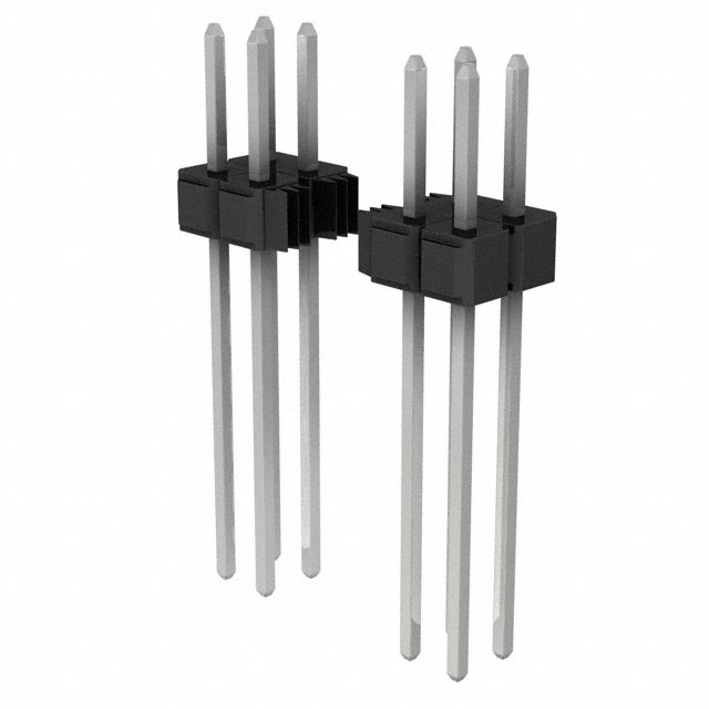 3M 矩形连接器 - 针座 - 公插针 929836-05-17