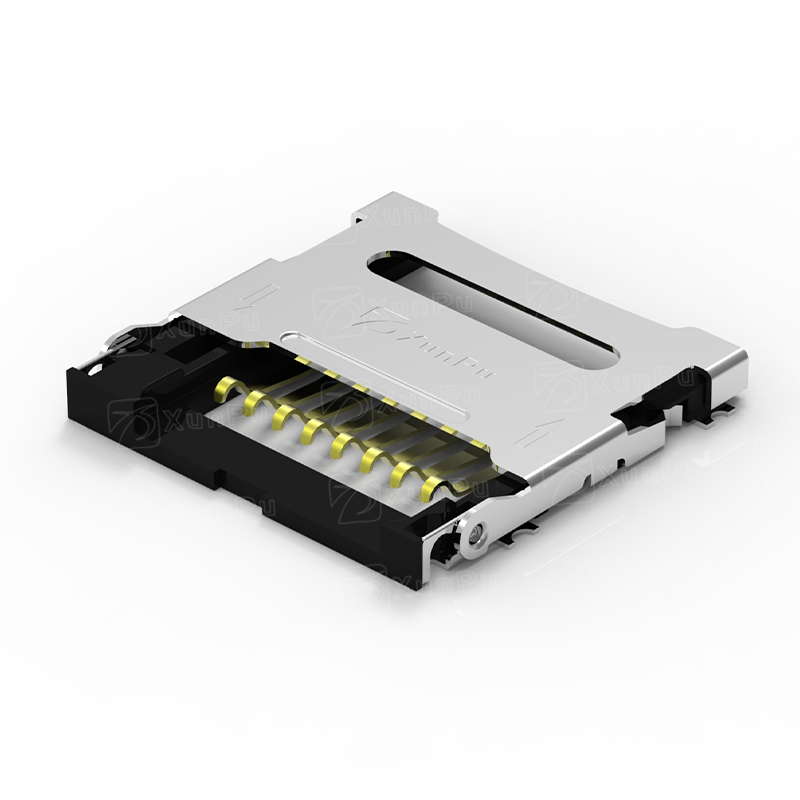 XUNPU/台湾讯普电子 存储器连接器 - PC 卡插槽 TF-102-ARP8H16