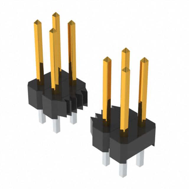 3M 矩形连接器 - 针座 - 公插针 2310-6221TG