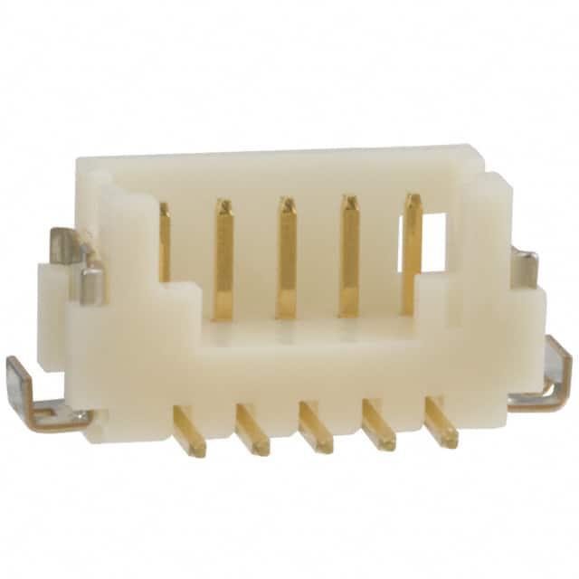 HIROSE ELECTRIC 矩形连接器 - 针座 - 公插针 DF13-5P-1.25V(76)