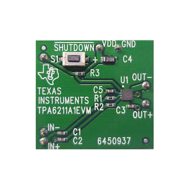 TEXAS INSTRUMENTS 多媒体放大器 TPA6211A1EVM