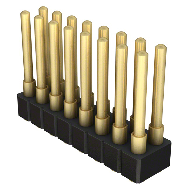 MILL-MAX 矩形连接器 - 弹簧式 814-22-016-30-009101