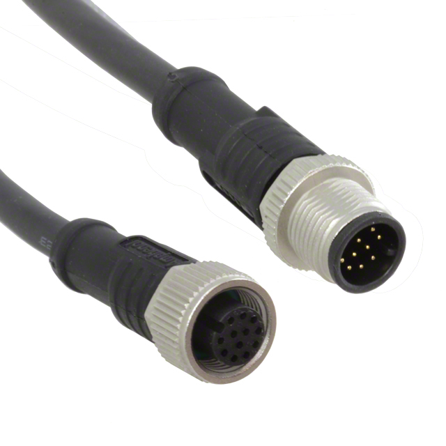 AMPHENOL LTW 圆形线缆 M12A12ML-12AFL-SB002