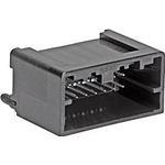 MOLEX 矩形连接器 - 针座 - 公插针 348258125