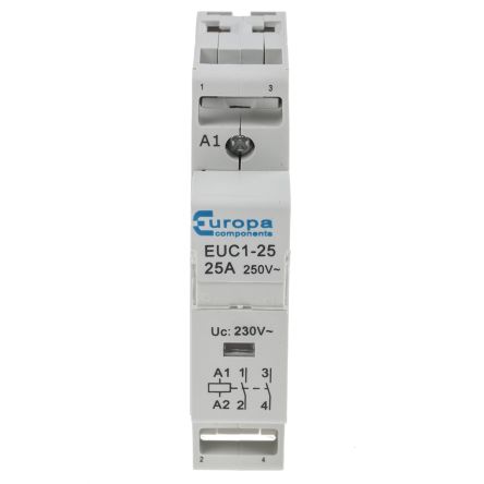 EUROPA COMPONENTS 接触器 EUC1-25-2P