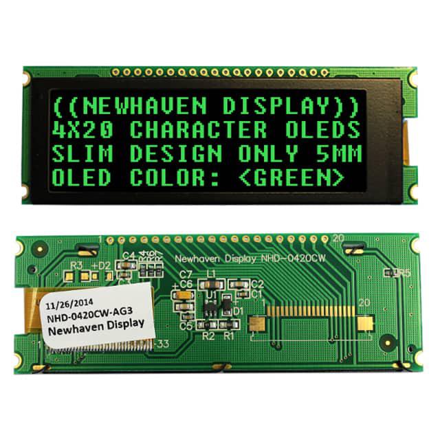 NEWHAVEN DISPLAY LCD显示器件 NHD-0420CW-AG3
