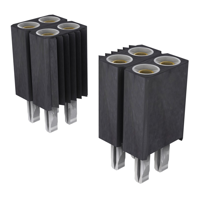 PRECI-DIP 矩形连接器 - 针座 - 插座/母插口 803-87-020-65-001101