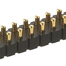 PRECI-DIP 矩形连接器 - 弹簧式 813-SS-020-30-002191