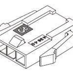 MOLEX 矩形连接器 - 外壳 43640-0800