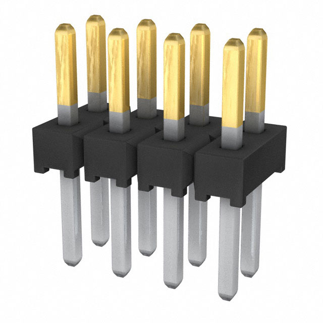SAMTEC 矩形连接器 - 针座 - 公插针 TMM-104-02-L-D