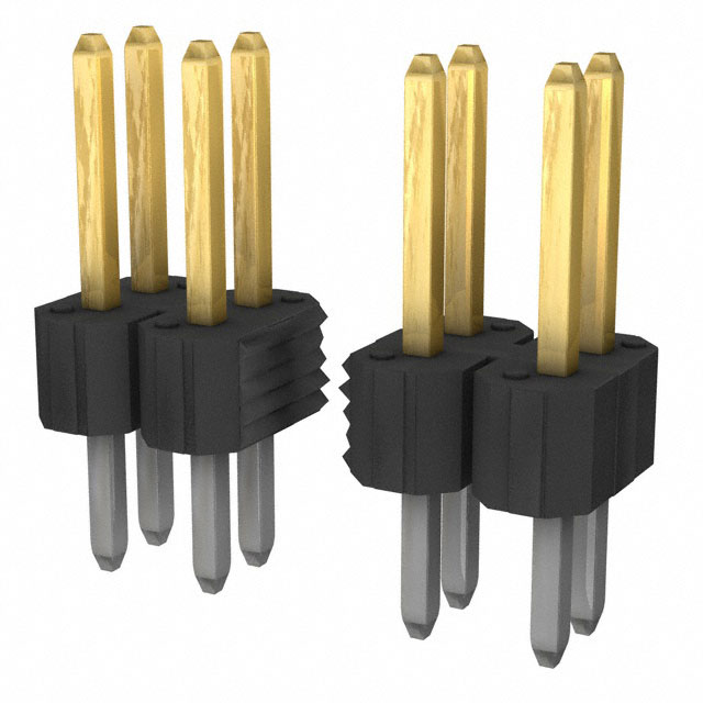 AMPHENOL 矩形连接器 - 针座 - 公插针 68602-110H