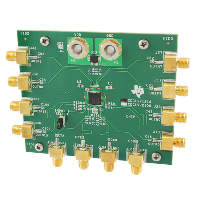 TEXAS INSTRUMENTS 评估、开发板开发工具 CDCLVP1216EVM