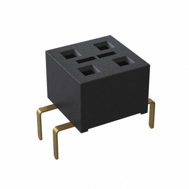 SAMTEC 矩形连接器 - 针座 - 插座/母插口 HLE-102-02-G-DV-PE-BE