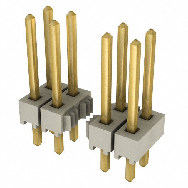 SAMTEC 矩形连接器 - 针座 - 公插针 HTSW-105-14-G-D