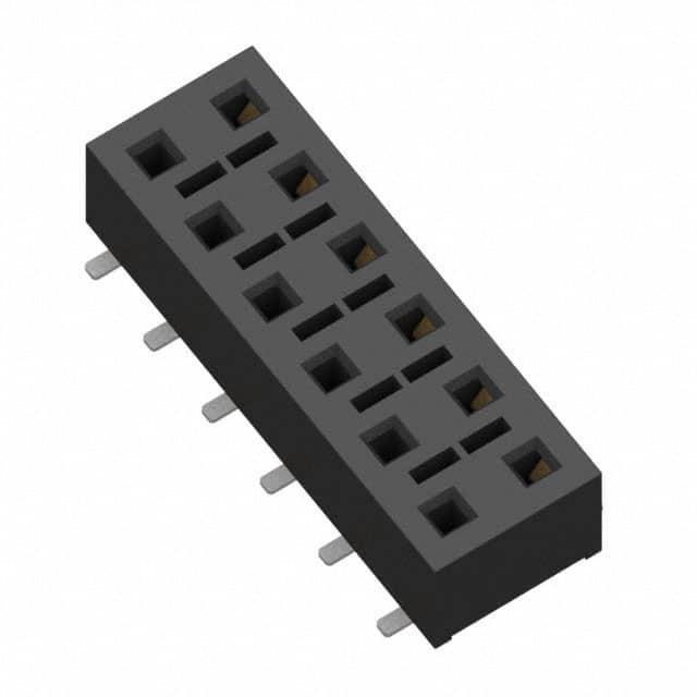 SAMTEC 矩形连接器 - 针座 - 插座/母插口 HLE-106-02-L-DV-BE-K-TR