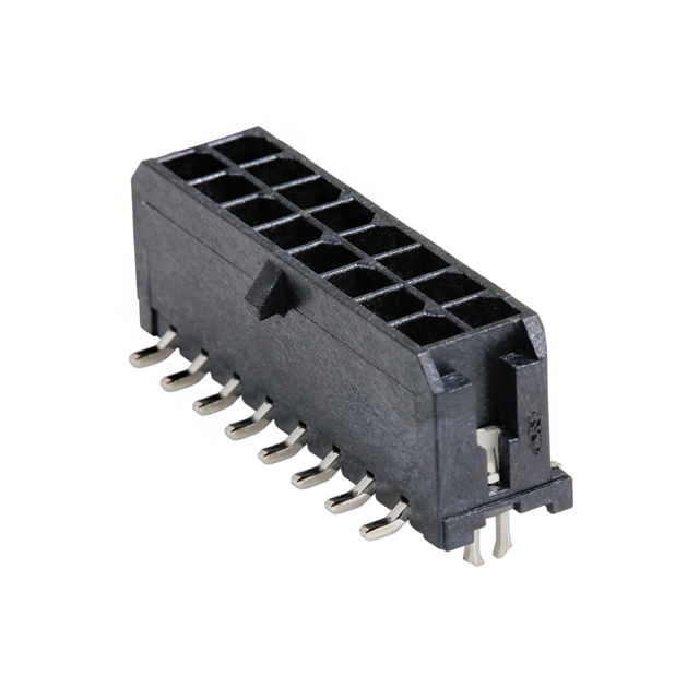 MOLEX 矩形连接器 - 针座 - 公插针 430451615