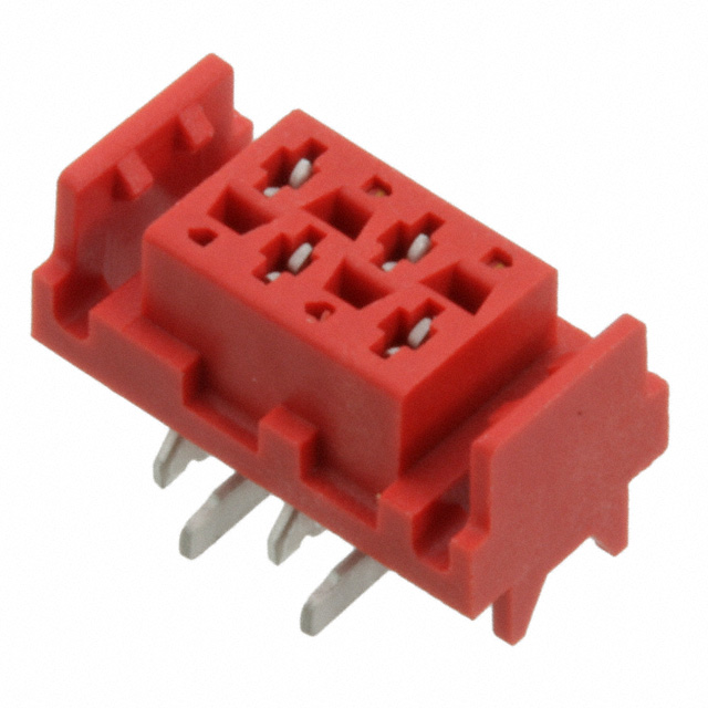 TE CONNECTIVITY 矩形连接器 - 针座 - 插座/母插口 7-338069-4