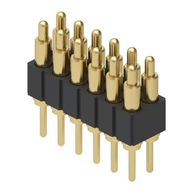 MILL-MAX 矩形连接器 - 弹簧式 838-22-012-10-001101