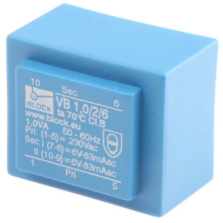 BLOCK TRANSFORMATOREN-ELEKTRONIK 其他变压器 VB 1.0/2/6