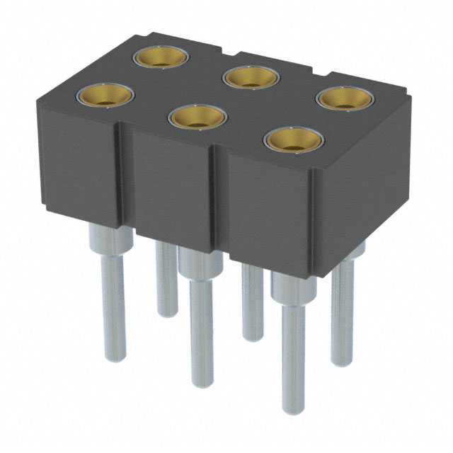 MILL-MAX 矩形连接器 - 针座 - 插座/母插口 803-43-006-10-003000