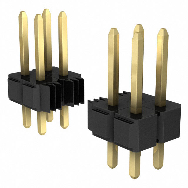 3M 矩形连接器 - 针座 - 公插针 929665-01-28-I
