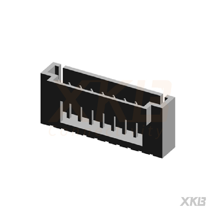 XKB CONNECTIVITY/中国星坤 矩形连接器 - 针座 - 公插针 X9556WR-10-N0V01