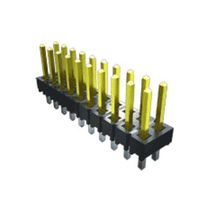 SAMTEC 矩形连接器 - 针座 - 公插针 TSW-136-24-G-S