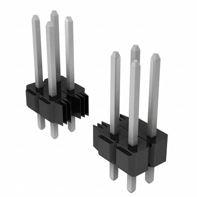 3M 矩形连接器 - 针座 - 公插针 929710-01-18
