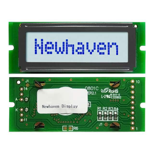 NEWHAVEN DISPLAY LED显示器件 NHD-0108CZ-FSW-GBW-33V3