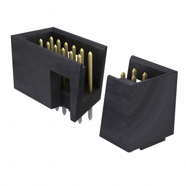 MOLEX 矩形连接器 - 针座 - 公插针 0015800443