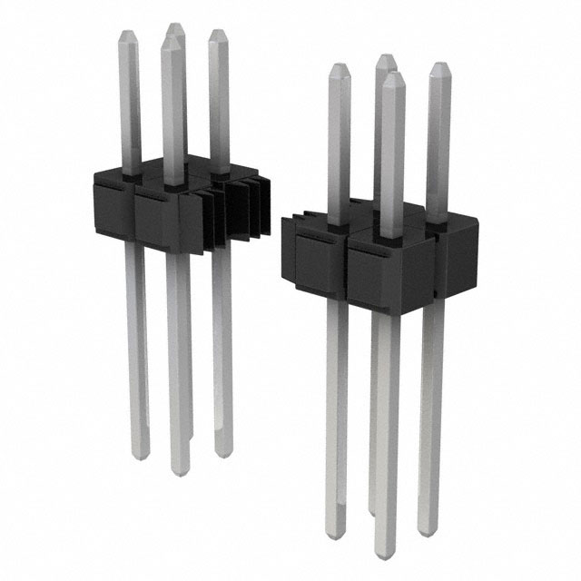 3M 矩形连接器 - 针座 - 公插针 929836-03-36
