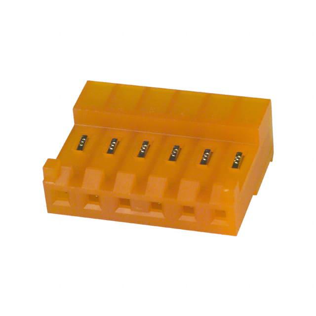 TE CONNECTIVITY 矩形连接器 - 自由悬挂/面板安装 643817-6