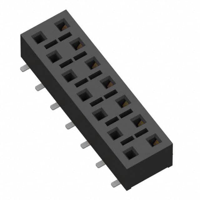 SAMTEC 矩形连接器 - 针座 - 插座/母插口 HLE-107-02-F-DV-K-TR