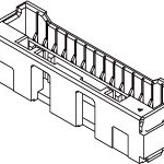 MOLEX 矩形连接器 - 针座 - 插座/母插口 502443-0670