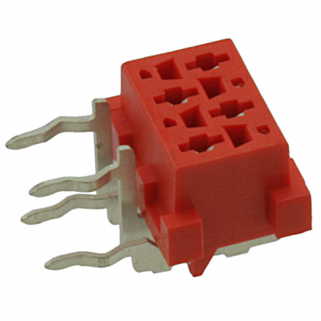 TE CONNECTIVITY 矩形连接器 - 针座 - 插座/母插口 215460-4