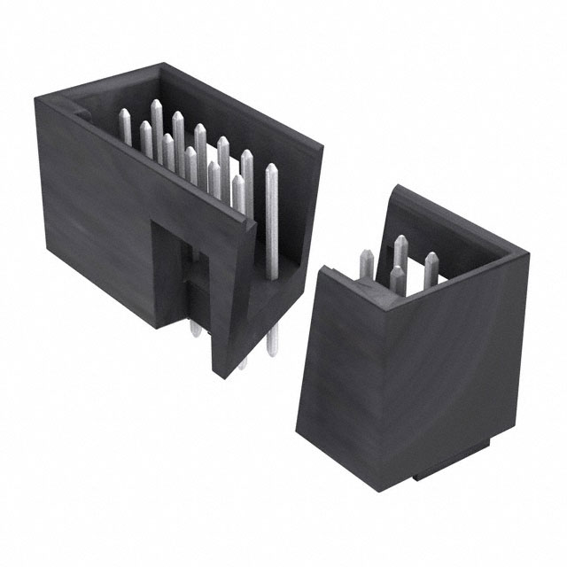 MOLEX 矩形连接器 - 针座 - 公插针 0015800107