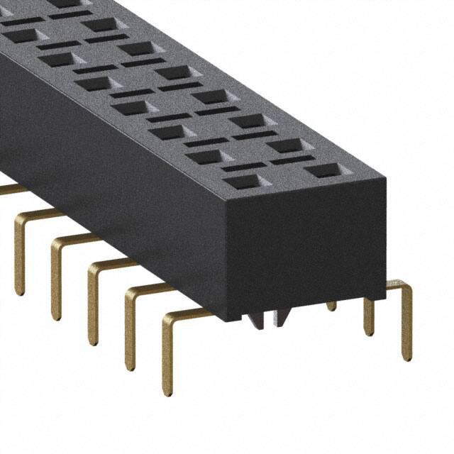 SAMTEC 矩形连接器 - 针座 - 插座/母插口 HLE-125-02-G-DV-PE-LC