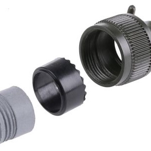AMPHENOL 圆形连接器-后壳和电缆夹 62GB-585-12-10S