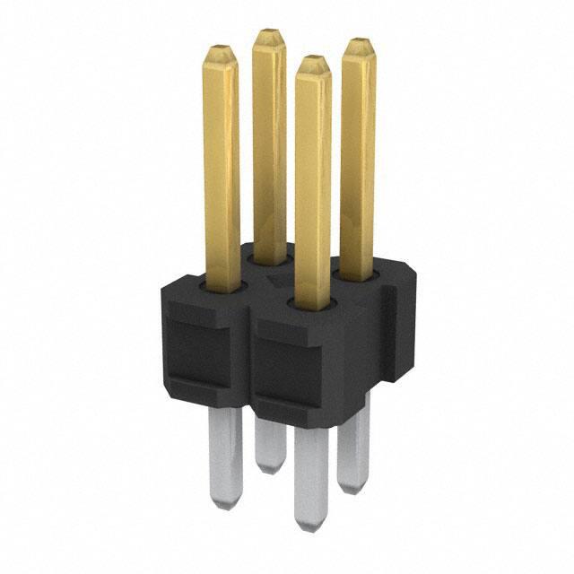 AMPHENOL 矩形连接器 - 针座 - 公插针 75844-102-04LF