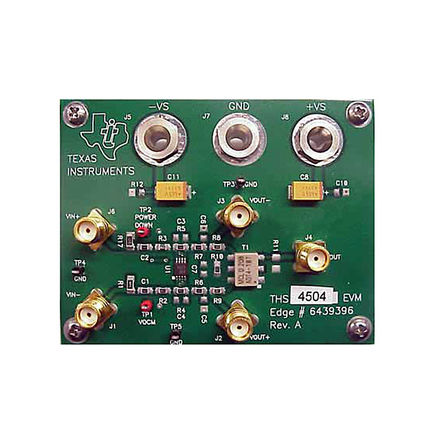 TEXAS INSTRUMENTS 评估、开发板开发工具 THS4504EVM