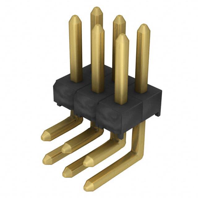 SAMTEC 矩形连接器 - 针座 - 公插针 TSW-103-08-G-D-RA