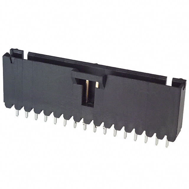 TE CONNECTIVITY 矩形连接器 - 针座 - 公插针 6-104909-5