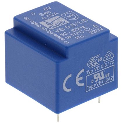 BLOCK TRANSFORMATOREN-ELEKTRONIK 电源变压器 VB 0,5/1/6