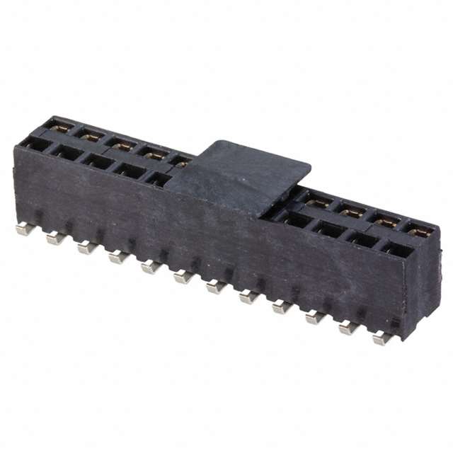 TE CONNECTIVITY 矩形连接器 - 针座 - 插座/母插口 1-969973-2