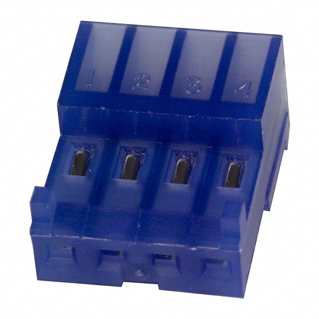 TE CONNECTIVITY 矩形连接器 - 自由悬挂/面板安装 3-643815-4